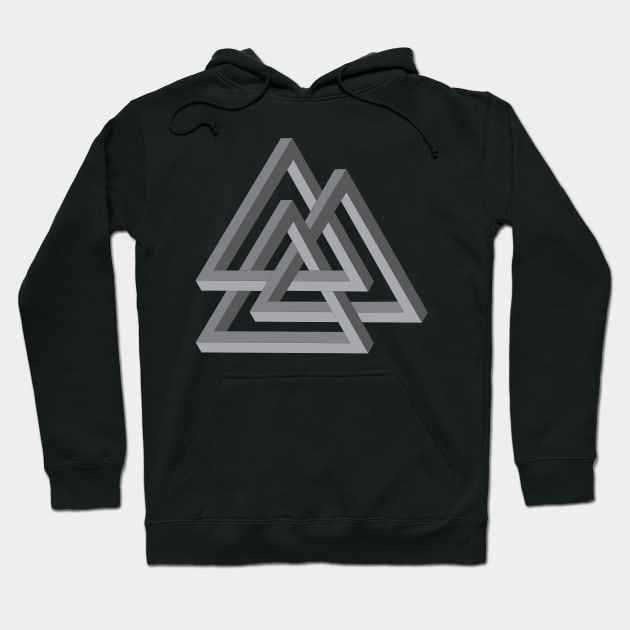 Impossible Triangles geometry Hoodie by NerdHoard